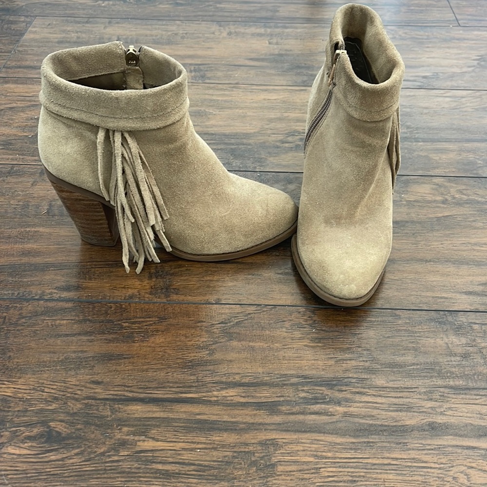 Suede booties